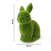 Artificial Moss Rabbit - Forest Animal Decor for Display & Events HT-A51 -C Artificial Moss
