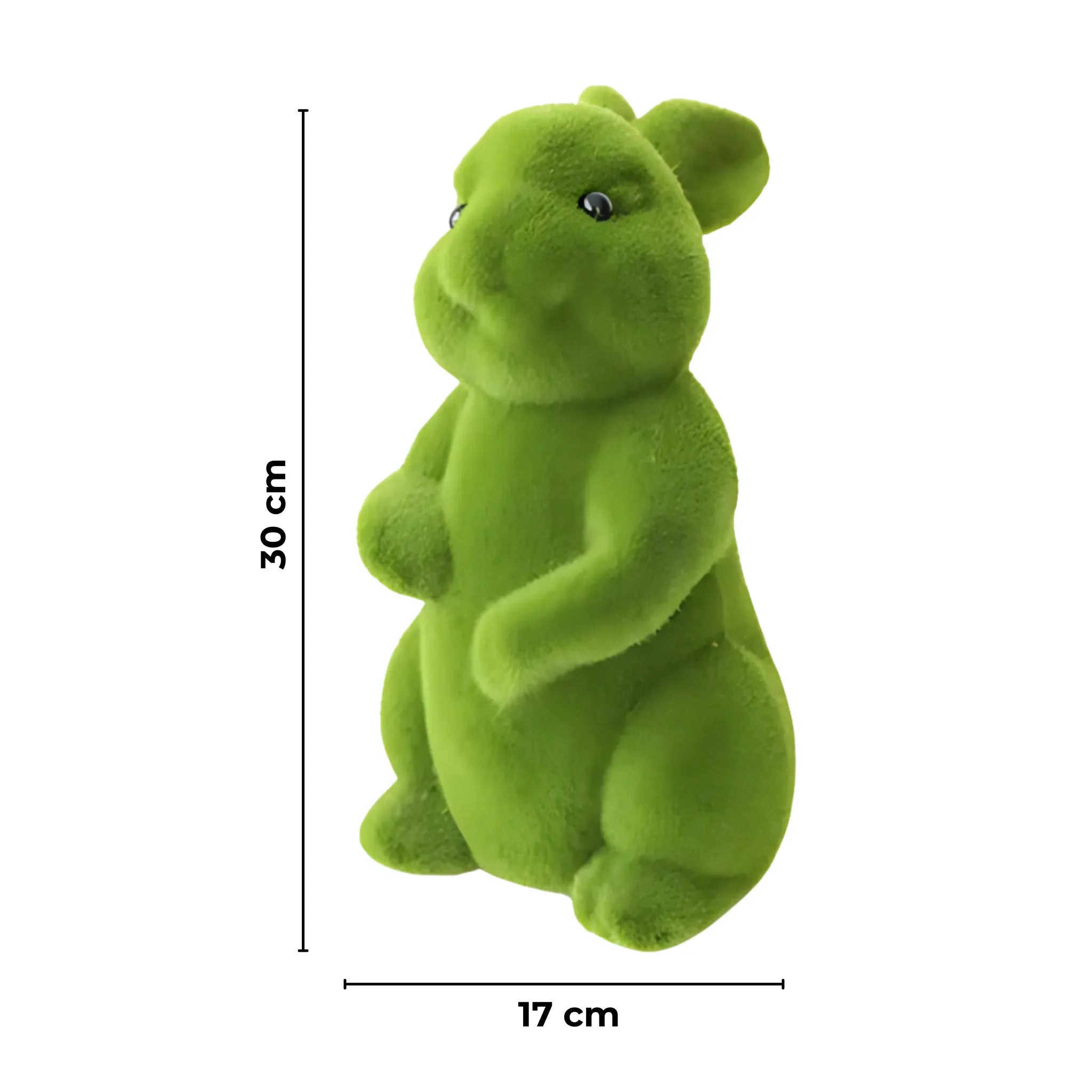 Artificial Moss Rabbit - Forest Animal Decor for Display &amp; Events HT-A51 -E Artificial Moss