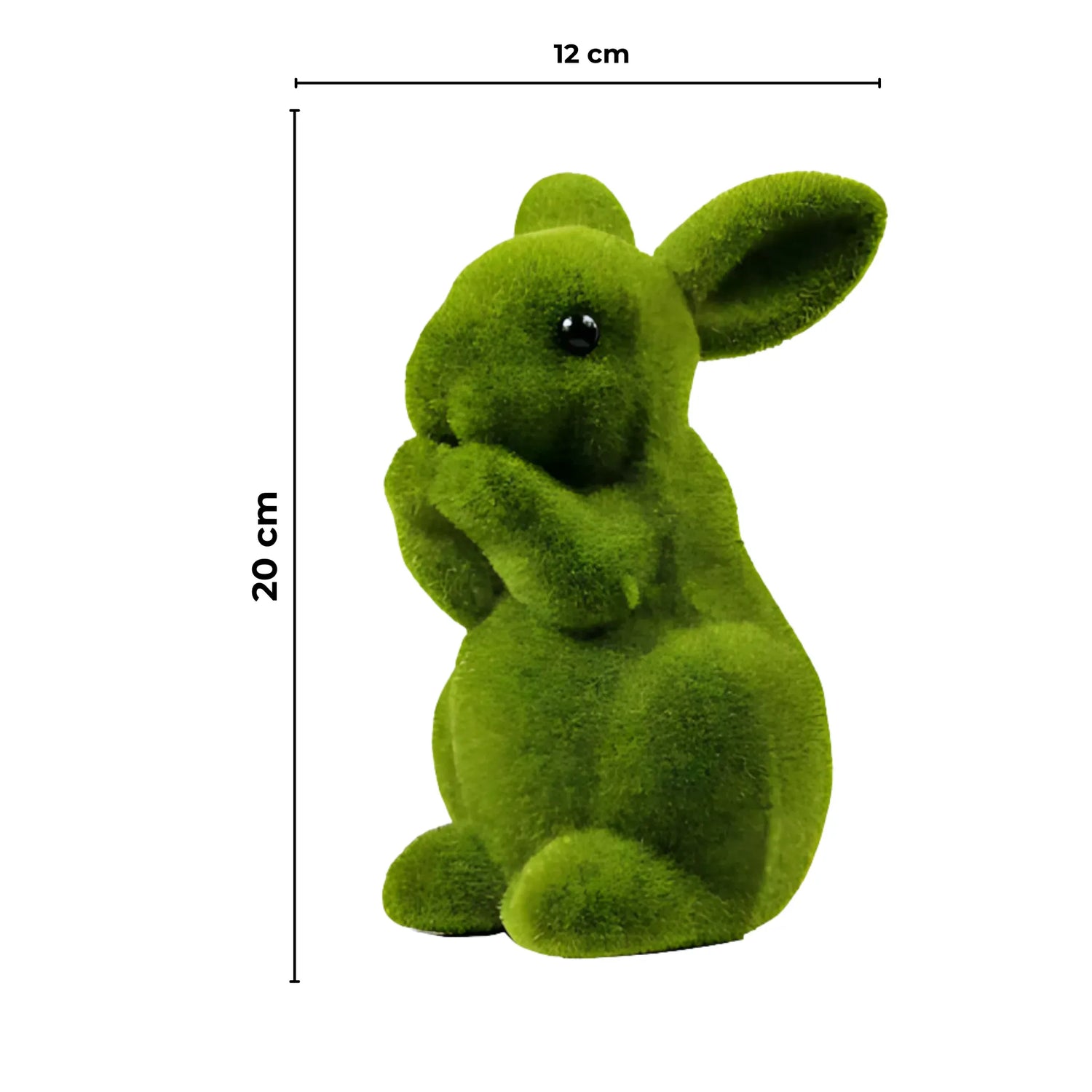 Artificial Moss Rabbit - Forest Animal Decor for Display &amp; Events HT-A51 -J Artificial Moss