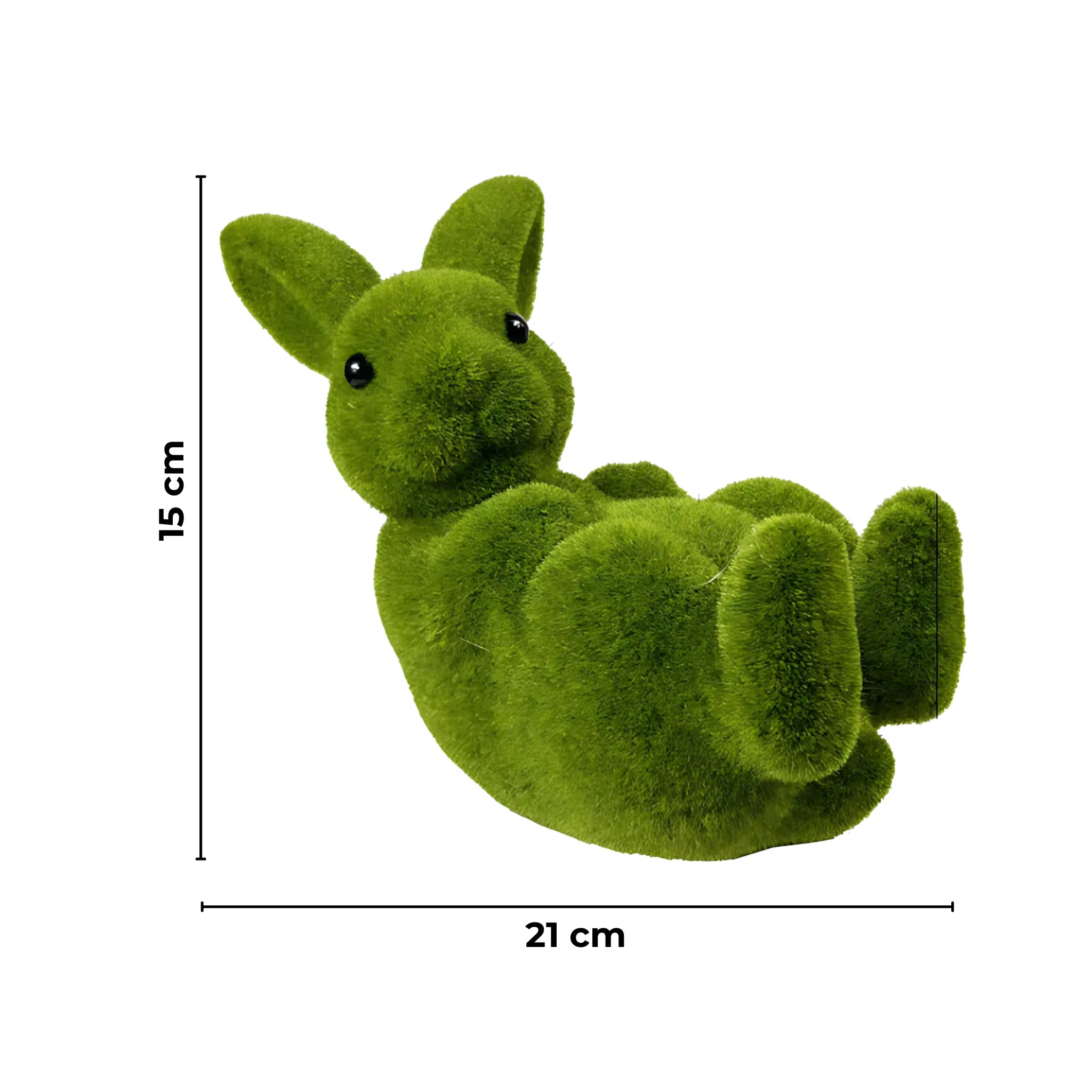 Artificial Moss Rabbit - Forest Animal Decor for Display &amp; Events HT-A51 -K Artificial Moss