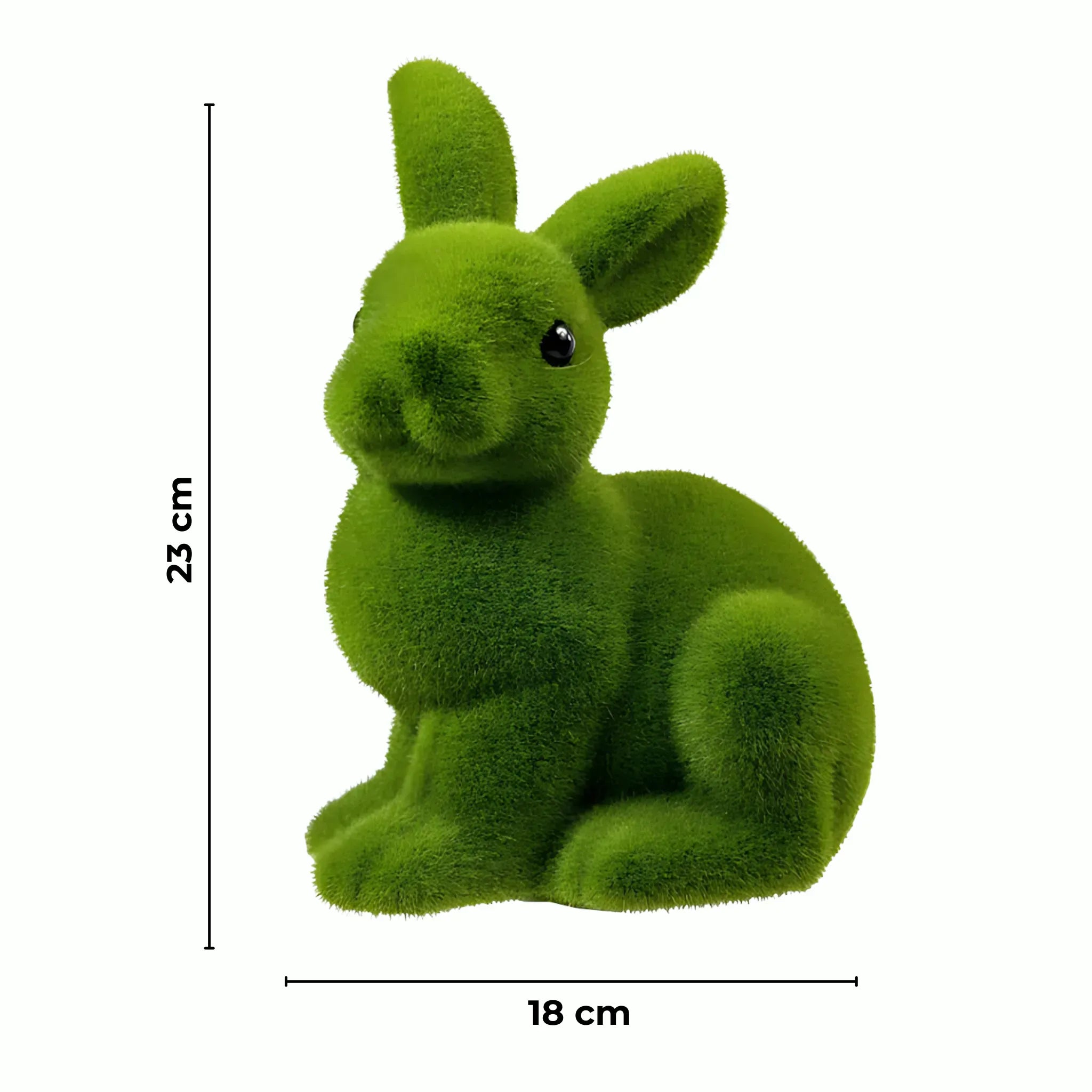 Artificial Moss Rabbit - Forest Animal Decor for Display &amp; Events HT-A51 -M Artificial Moss