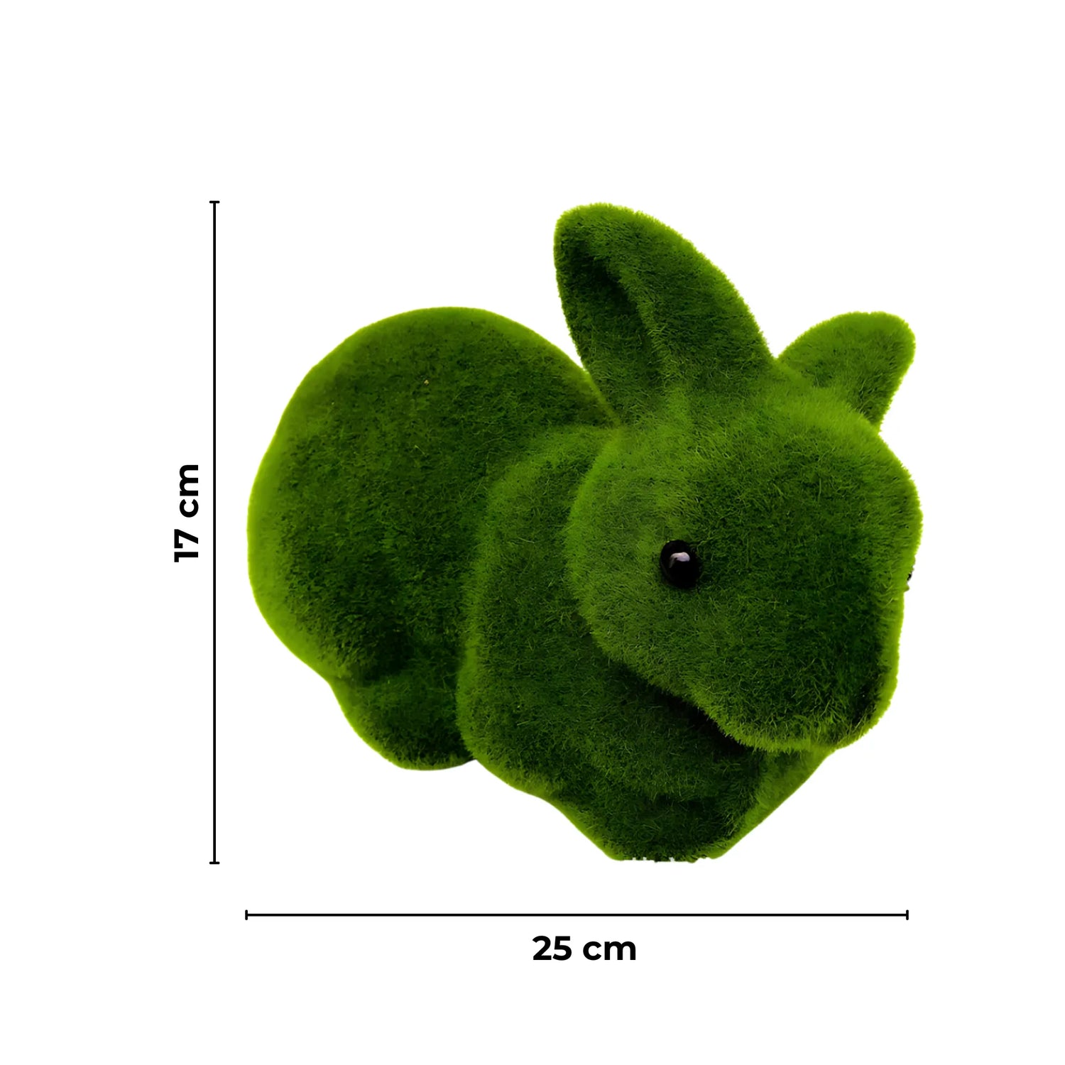 Artificial Moss Rabbit - Forest Animal Decor for Display &amp; Events HT-A51 -N Artificial Moss