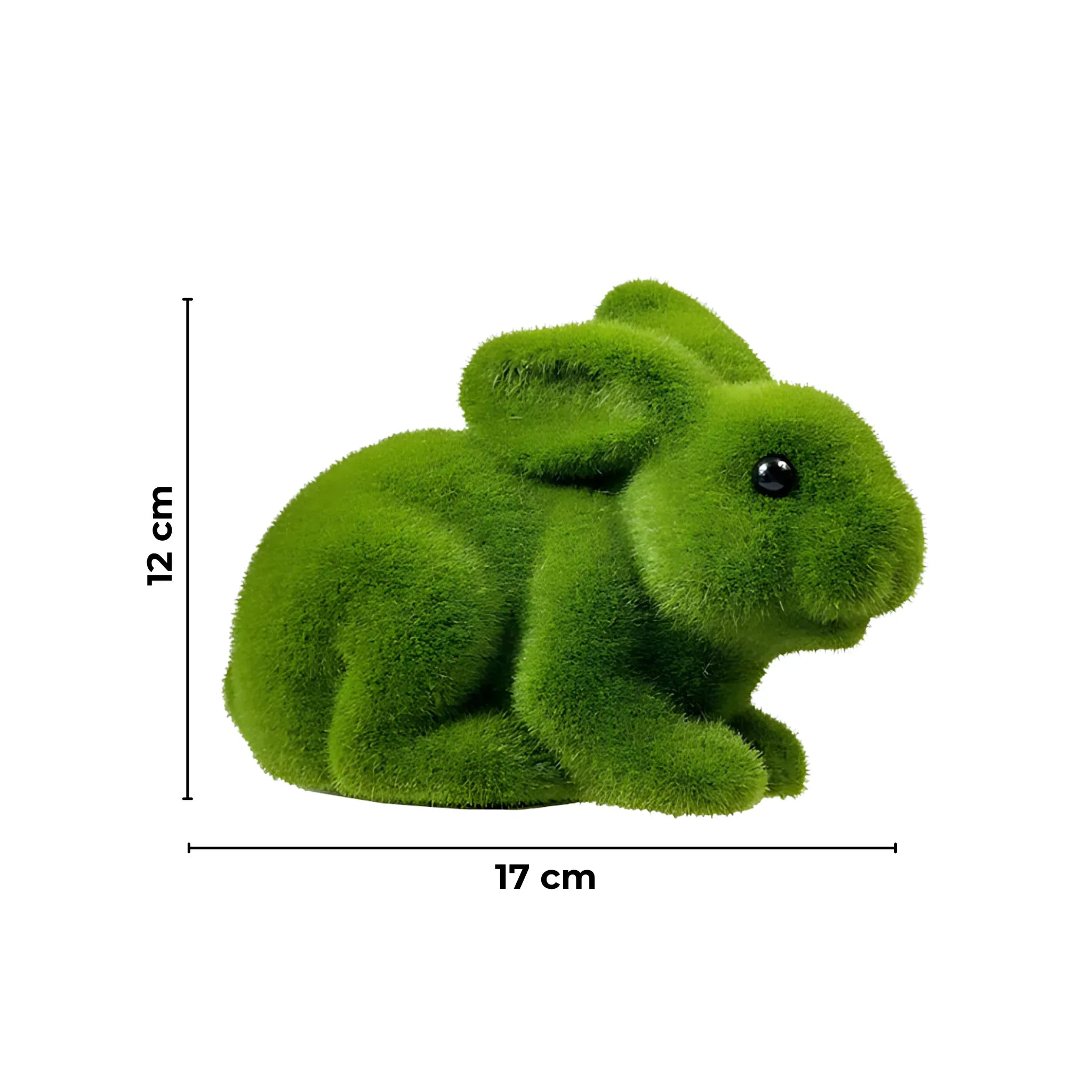 Artificial Moss Rabbit - Forest Animal Decor for Display &amp; Events HT-A51 -Q Artificial Moss