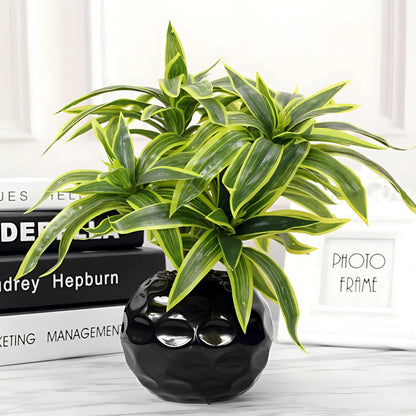 Artificial Palm Tree – 36cm Tropical Potted Plant for Home Decor Artificial Plants