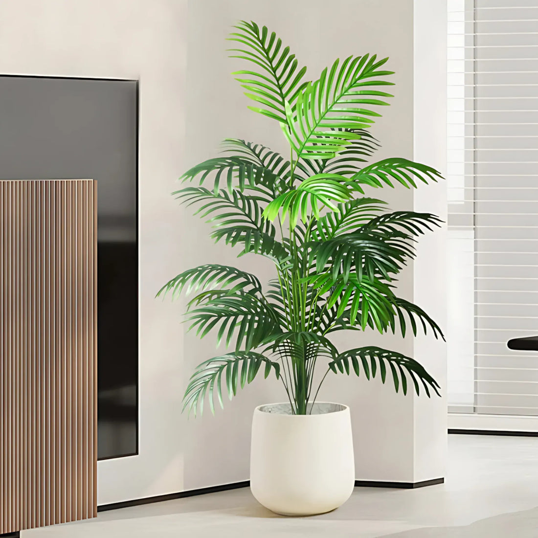 Artificial Palm Tree - 90-120cm Tall, Lush Green, for Home &amp; Garden Artificial Plants