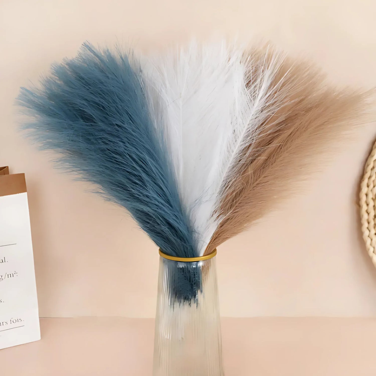 Artificial Pampas Grass - 15/30 Pcs, Realistic Home &amp; Event Decor Artificial Plants