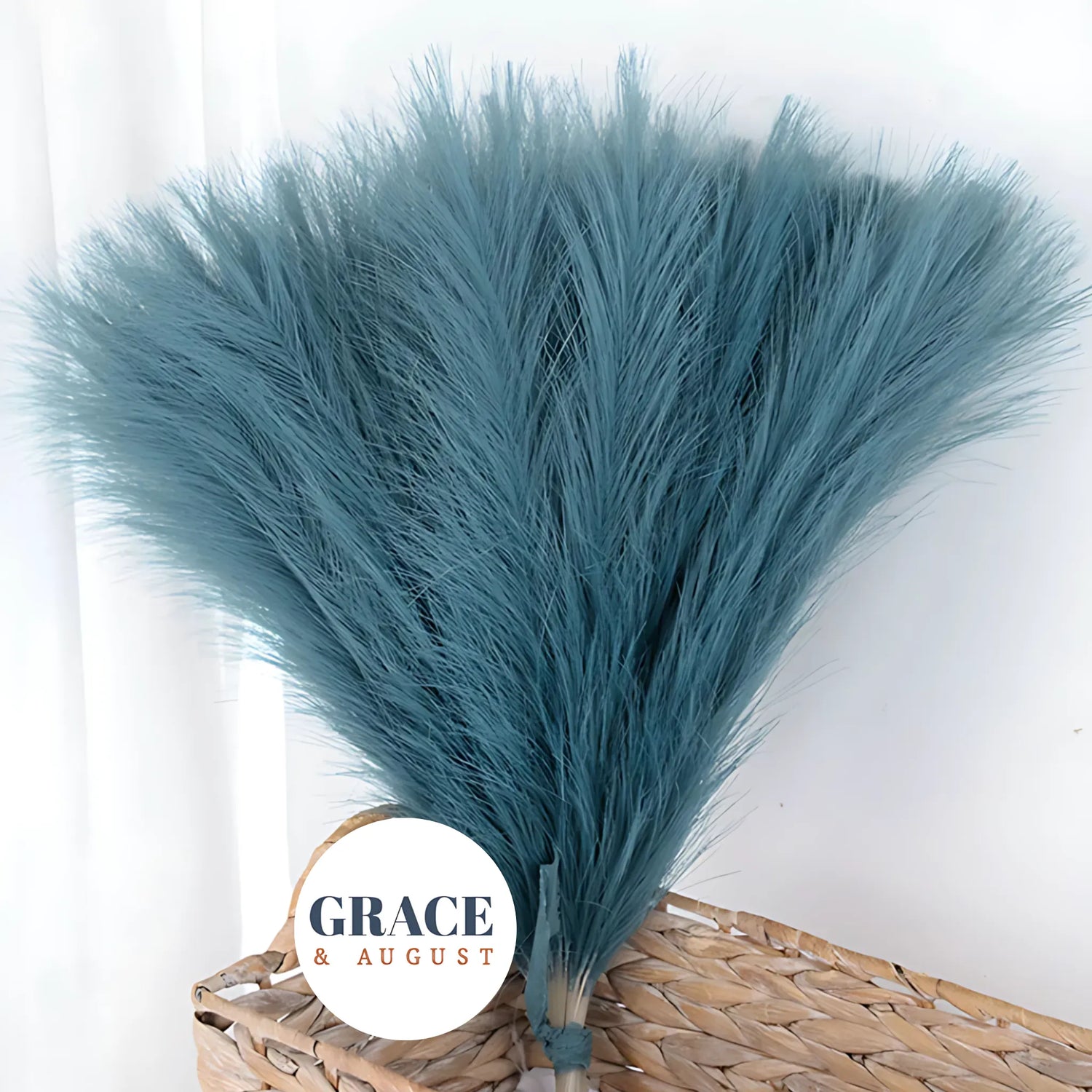Artificial Pampas Grass - 15/30 Pcs, Realistic Home &amp; Event Decor Blue / 15pcs Artificial Plants