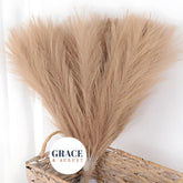 Artificial Pampas Grass - 15/30 Pcs, Realistic Home & Event Decor Coffee / 15pcs Artificial Plants