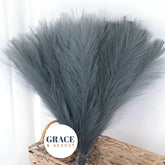 Artificial Pampas Grass - 15/30 Pcs, Realistic Home & Event Decor Gray / 15pcs Artificial Plants