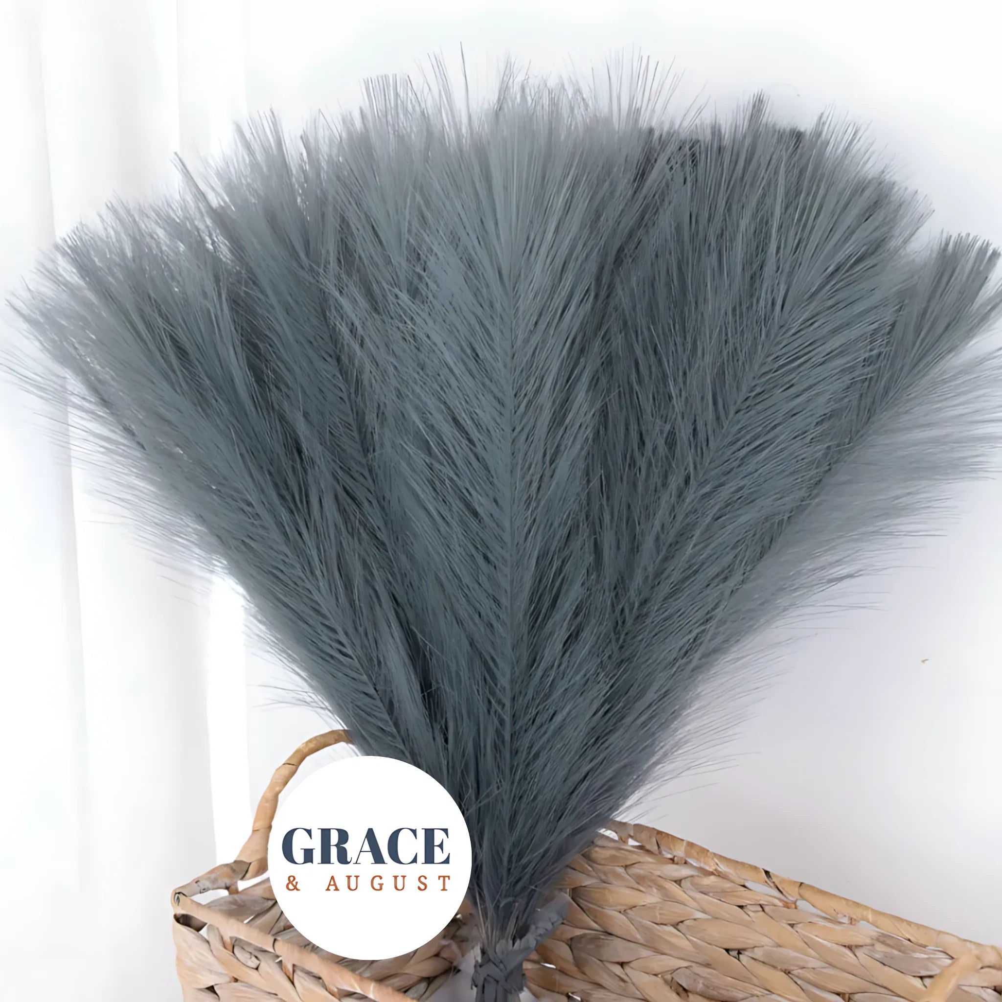 Artificial Pampas Grass - 15/30 Pcs, Realistic Home &amp; Event Decor Gray / 15pcs Artificial Plants