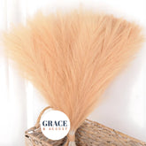 Artificial Pampas Grass - 15/30 Pcs, Realistic Home & Event Decor Orange Yellow / 15pcs Artificial Plants