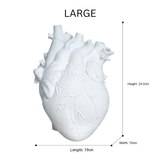 Artistic Anatomical Heart Shape Vase vase