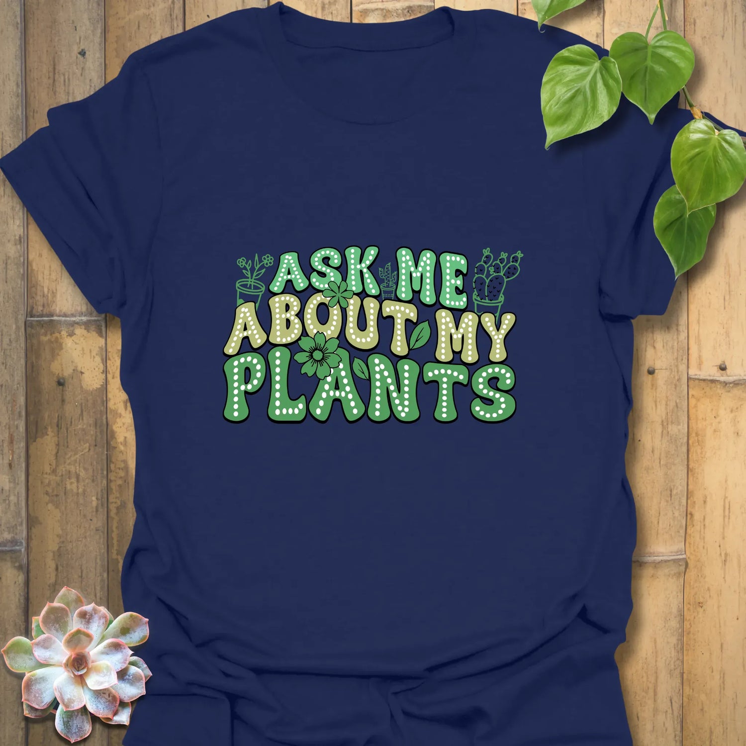 Ask Me T-shirt Navy / S T-Shirt