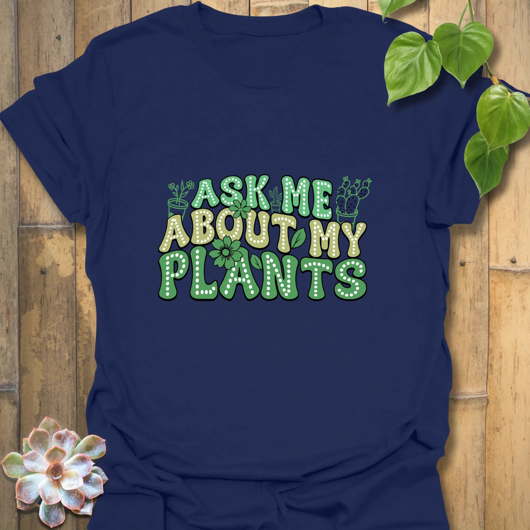 Ask Me T-shirt Navy / S T-Shirt