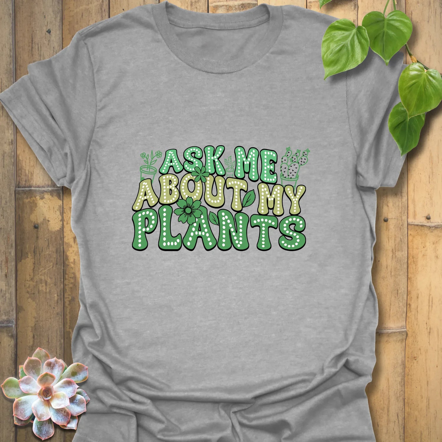 Ask Me T-shirt Sport Grey / S T-Shirt