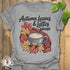 Autumn Leaves & Lattes T-Shirt Sport Grey / S T-Shirt