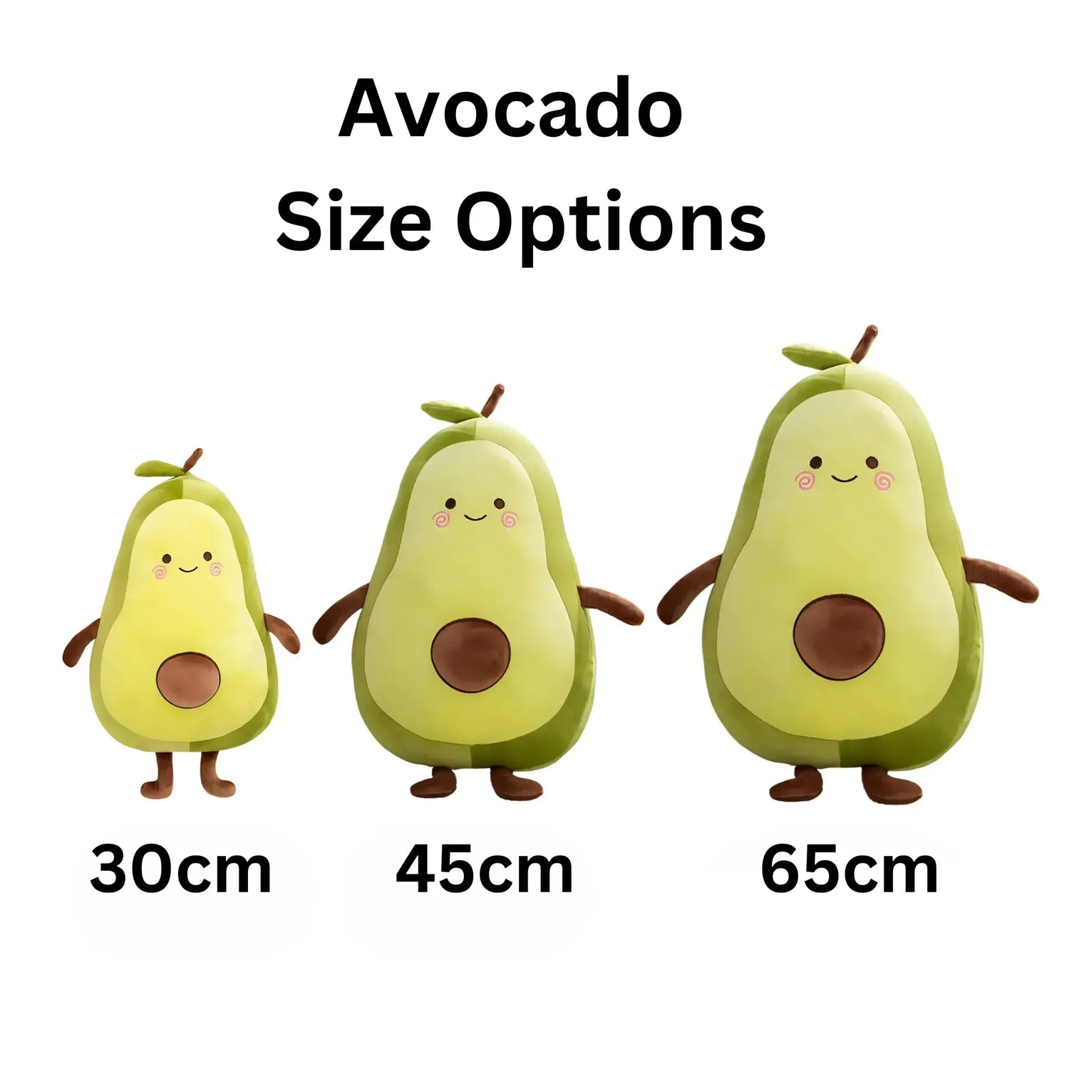 Avocado Plush Toy – Soft Giant Stuffed Pillow for Room Decor &amp; Gifts Stuffed Toy