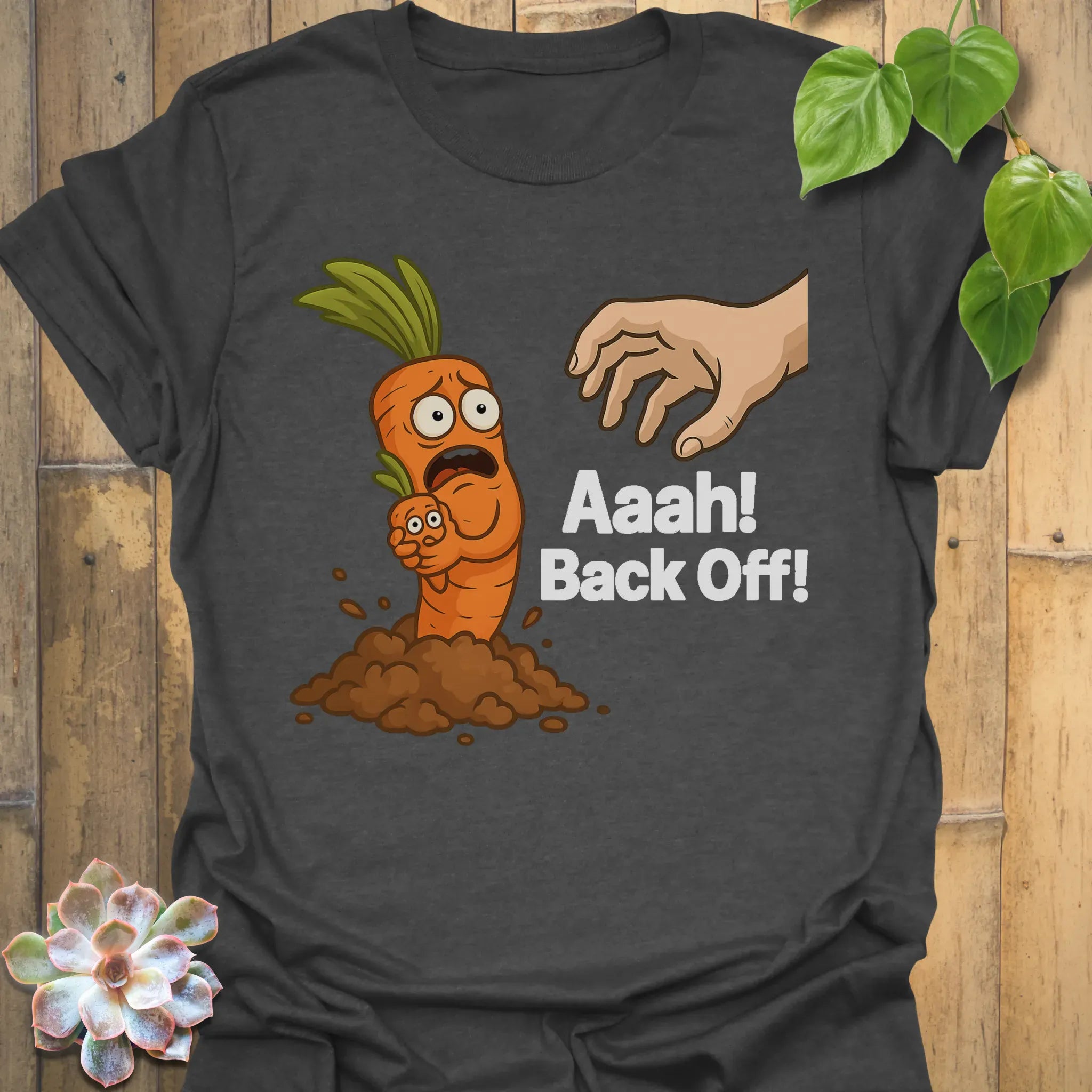 Back Off! T-Shirt Dark Heather / S T-Shirt