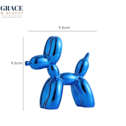 Balloon Dog Doggy Poo Sculptures |Shiny &amp; Matte Pooch Pizzazz AA41-small-blue Home decor