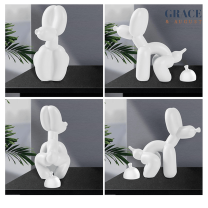 Balloon Dog Doggy Poo Sculptures |Shiny &amp; Matte Pooch Pizzazz Home decor