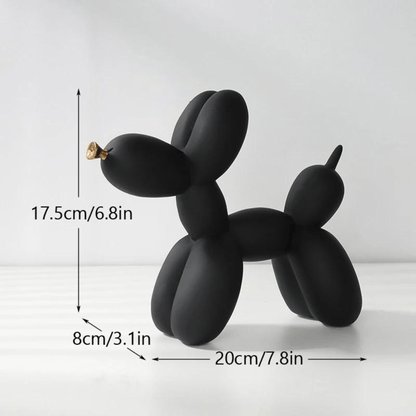 Balloon Dog Sculpture Black resin Art
