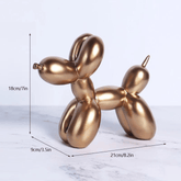 Balloon Dog Sculpture Golden resin Art