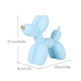 Balloon Dog Sculpture Light Blue resin Art