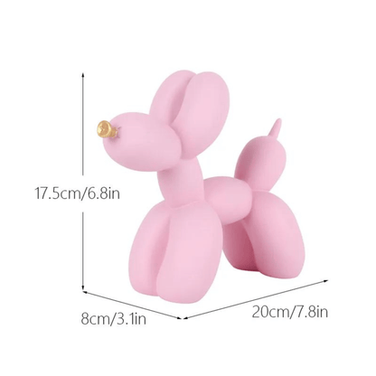 Balloon Dog Sculpture Pink resin Art