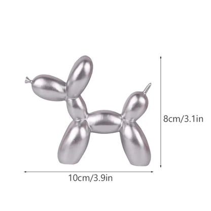 Balloon Dog Sculpture Silver S resin Art