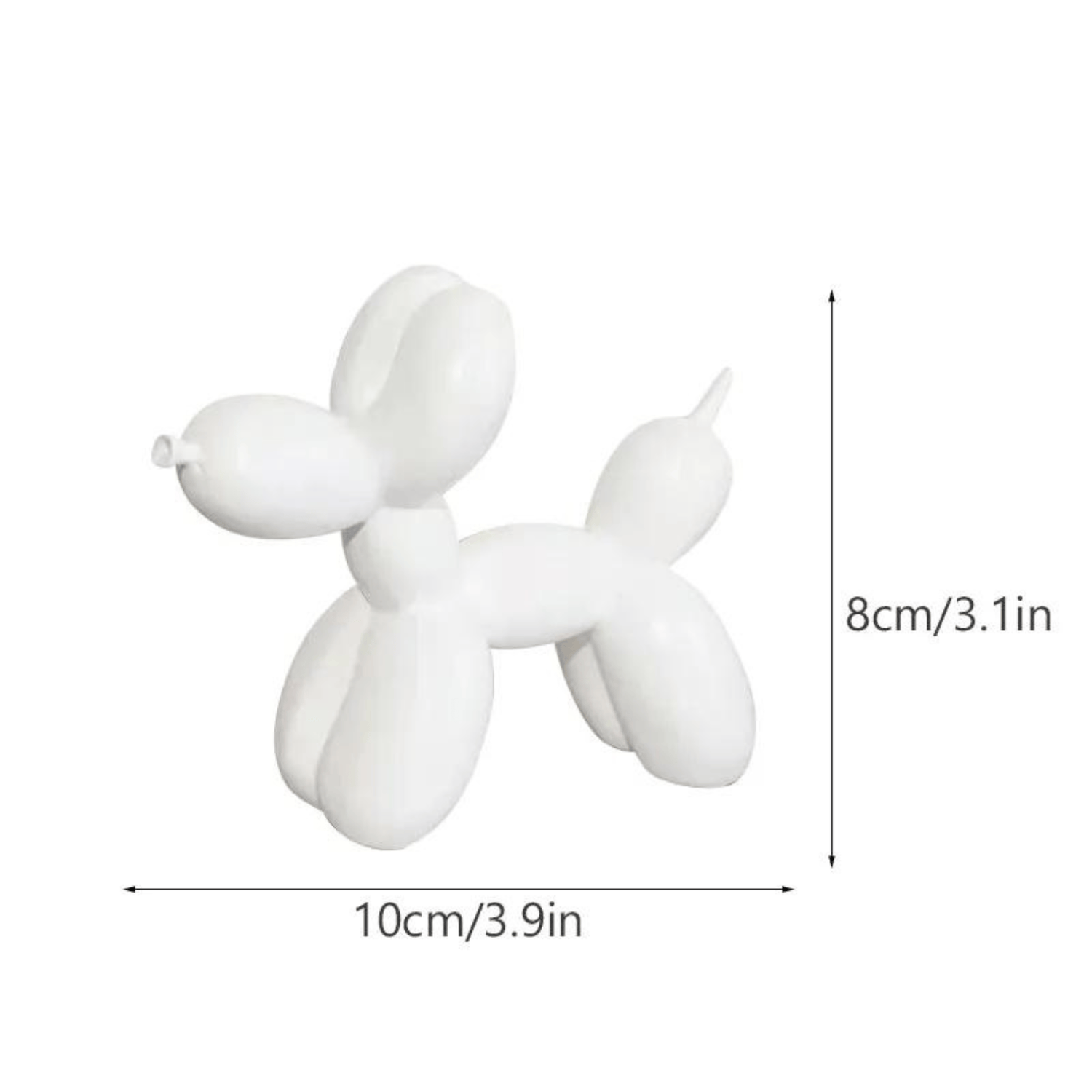 Balloon Dog Sculpture White S resin Art