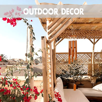Bamboo Wind Chimes – Perfect Zen Garden Decor for Outdoors Wind Chime Bamboo Wind Chimes