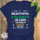 Beautiful Plants T-shirt Navy / S T-Shirt