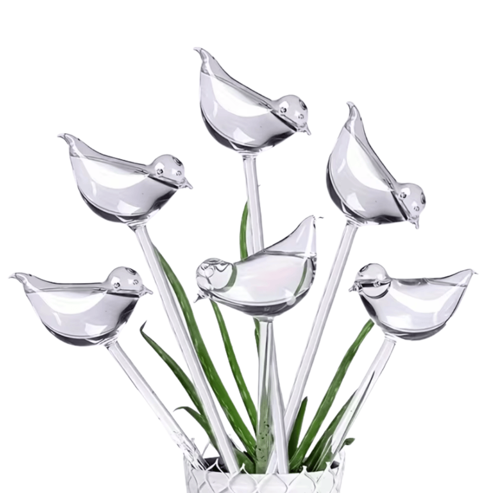 Bird Self-Watering Plant Stakes (Set of 6) – Clearance