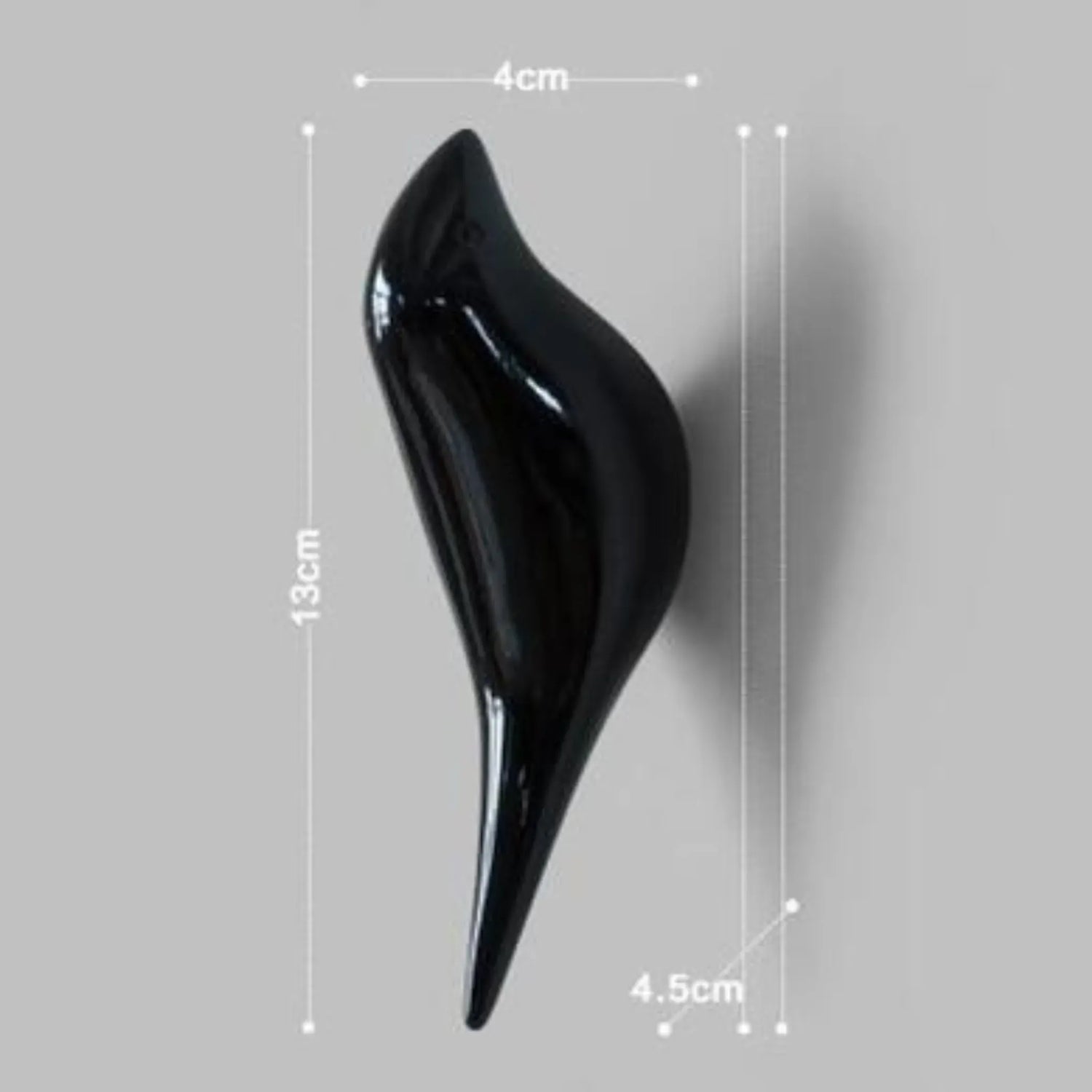 Bird Shaped Wall Hooks | Bird Wall Decor Black Home decor