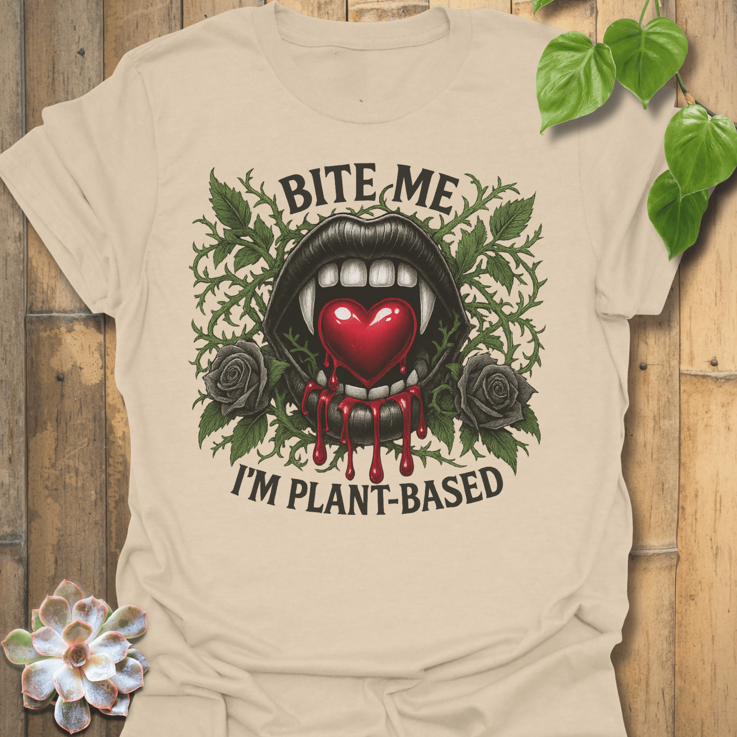 Bite Me T-shirt Sand / S T-Shirt