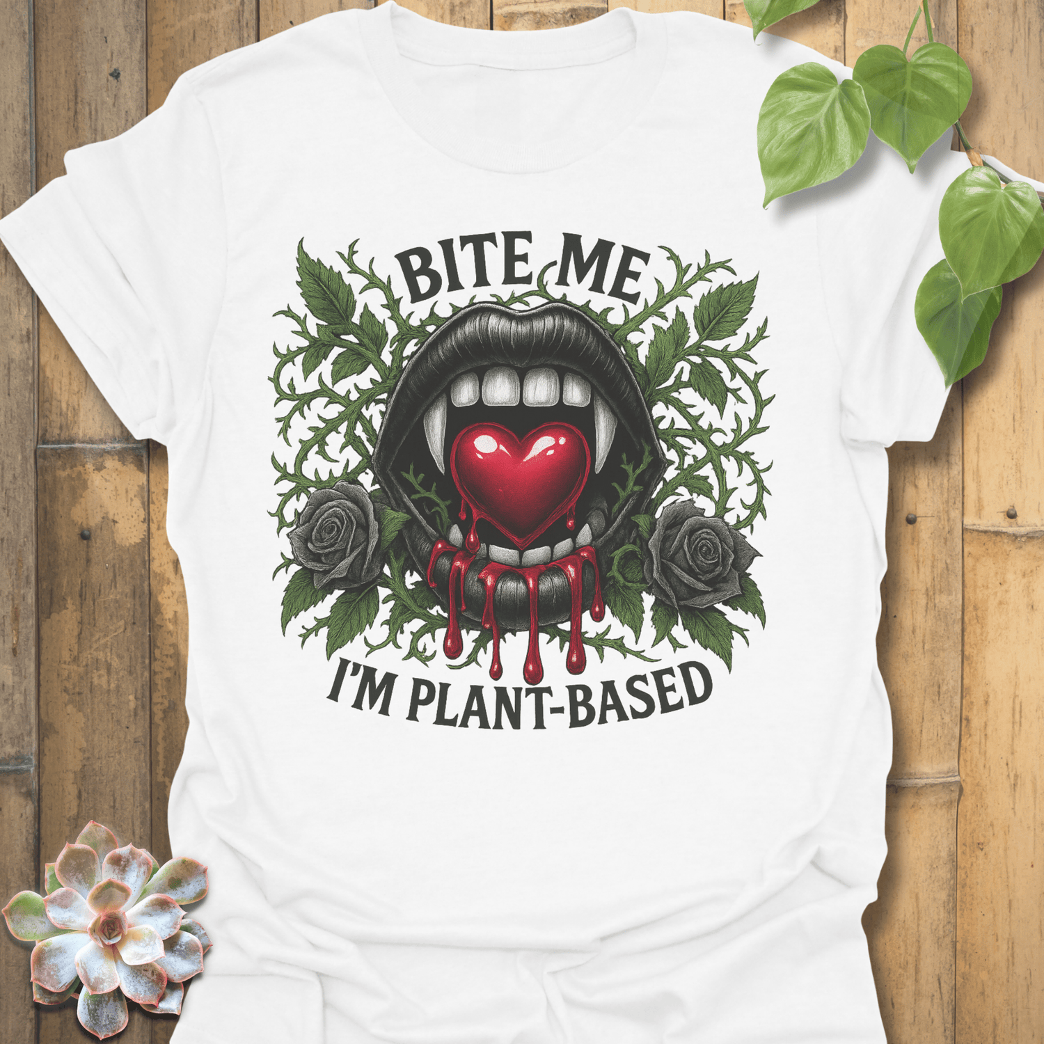 Bite Me T-shirt White / S T-Shirt