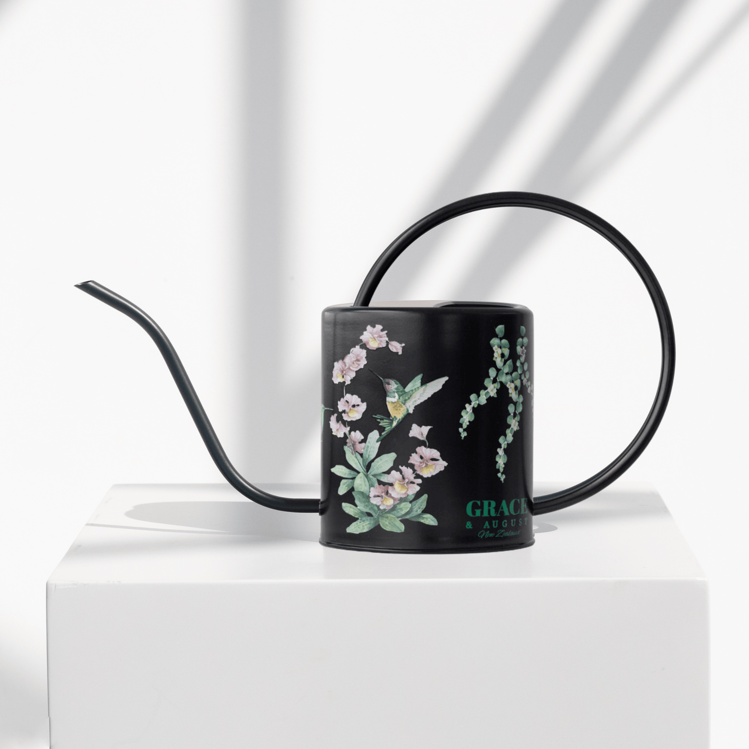 Black Hummingbird Watering Can – 1.5L Stainless Steel Indoor Plant Watering Can - Clearance Item Watering Can