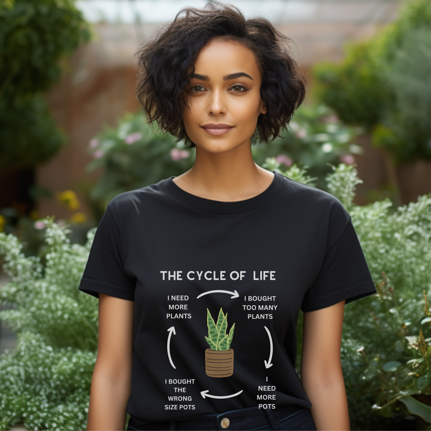 Womens gardener t-shirt