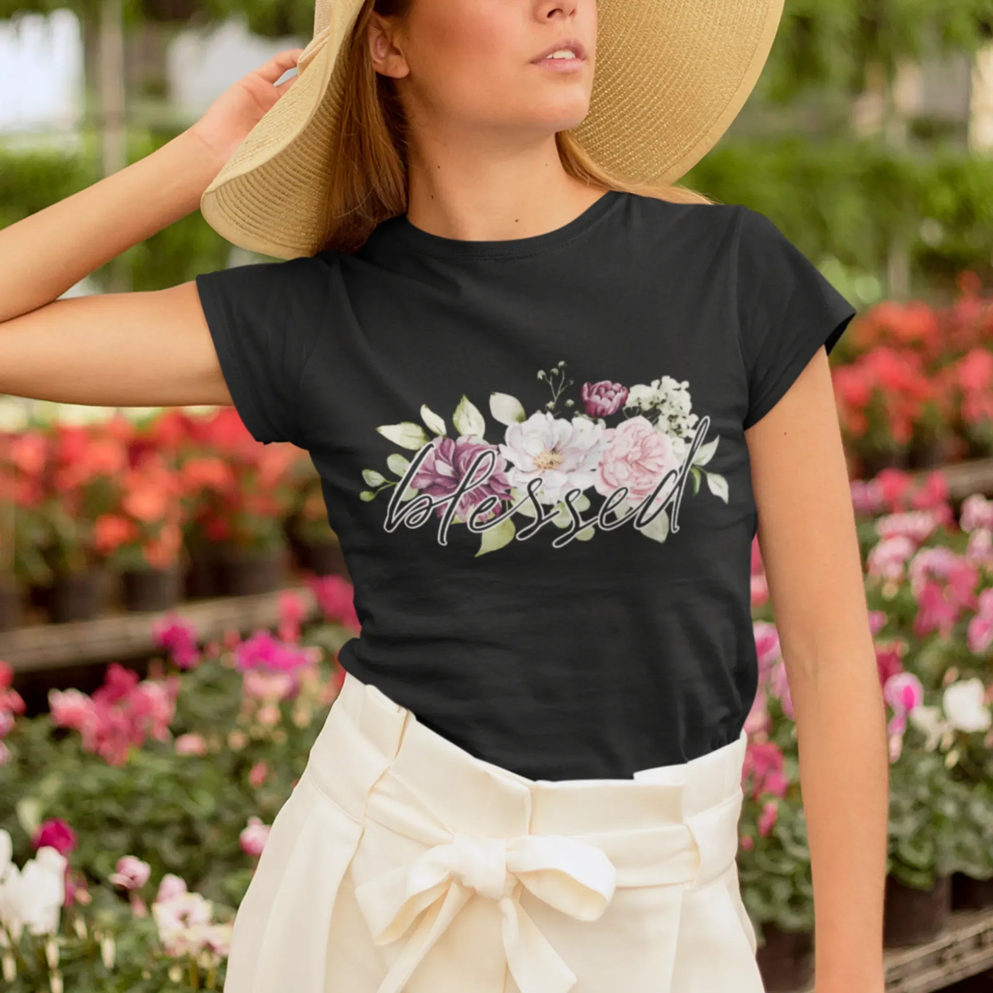 Blessed T-shirt Black / S T-Shirt