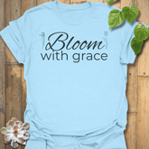 Bloom With Grace T-shirt Light Blue / S T-Shirt