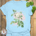 Blossom Whisper T-shirt Light Blue / S T-Shirt
