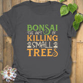 Bonsai The Art Of Killing Small Tree T-shirt Charcoal / S T-Shirt
