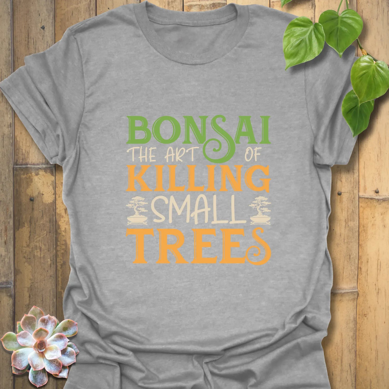 Bonsai The Art Of Killing Small Tree T-shirt Sport Grey / S T-Shirt