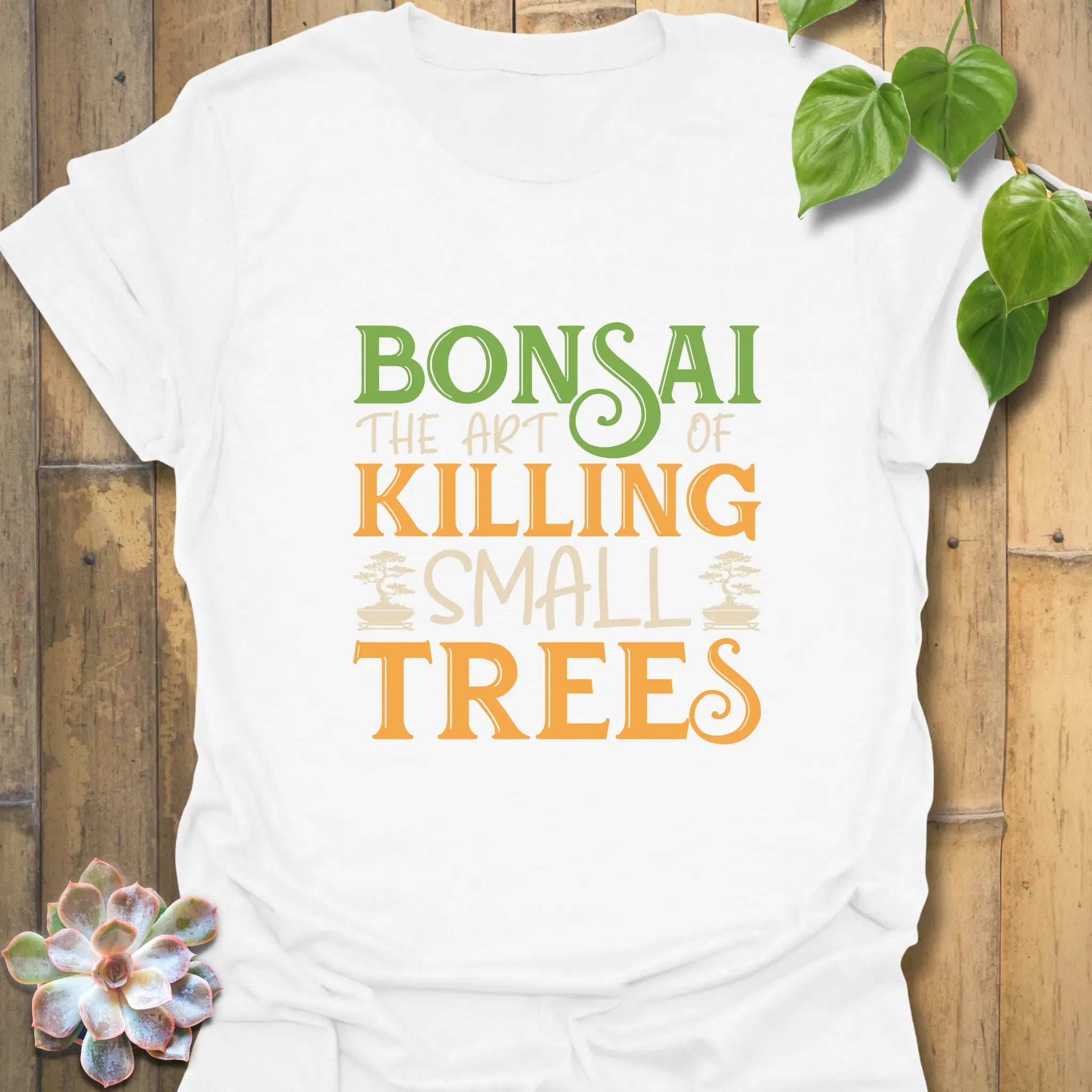 Bonsai The Art Of Killing Small Tree T-shirt White / S T-Shirt