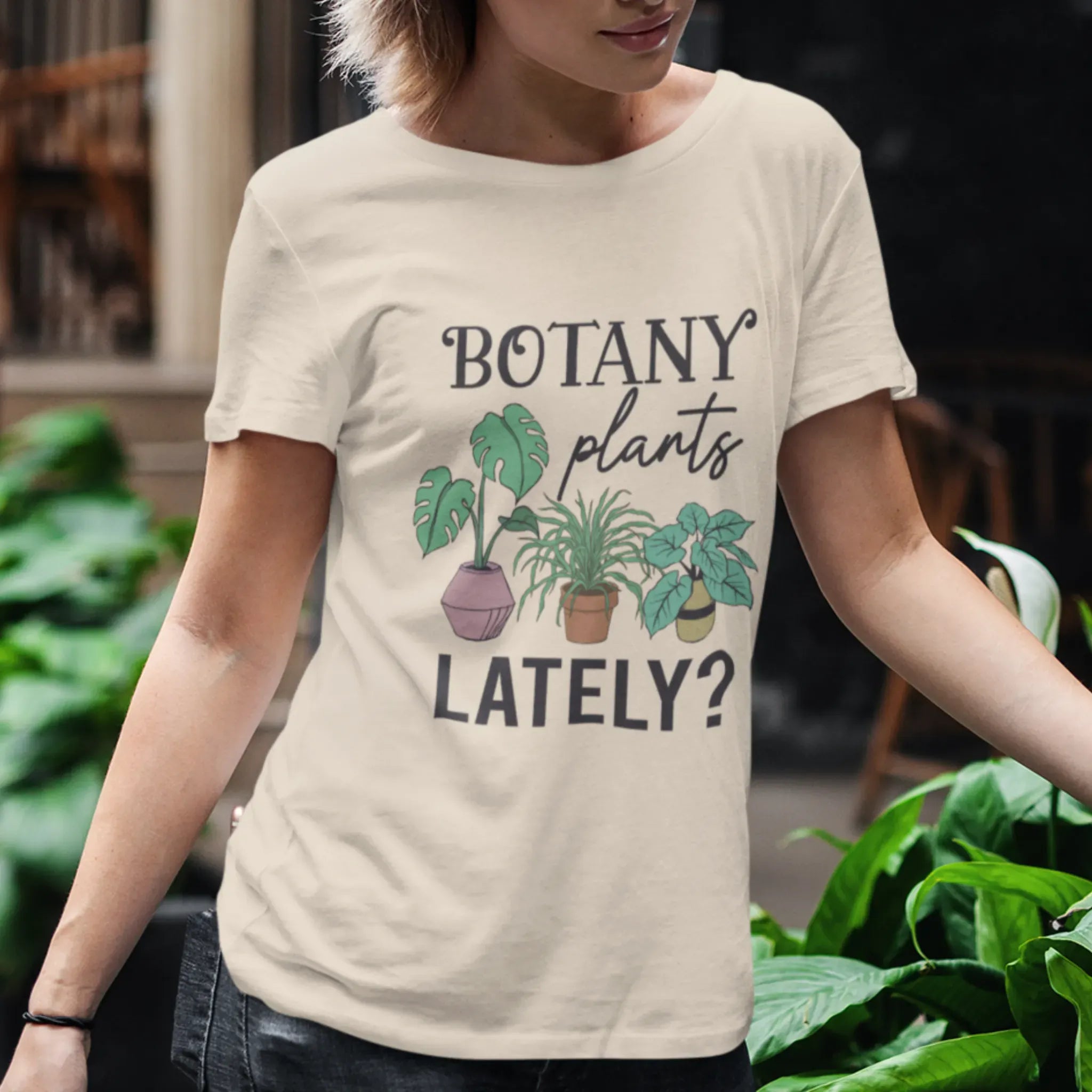 Botany Plants Lately T-shirt Natural / S T-Shirt