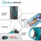 Brushless Electric Pruning Shears - Cordless & Rechargeable Pruning Shears