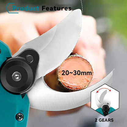Brushless Electric Pruning Shears - Cordless &amp; Rechargeable Pruning Shears