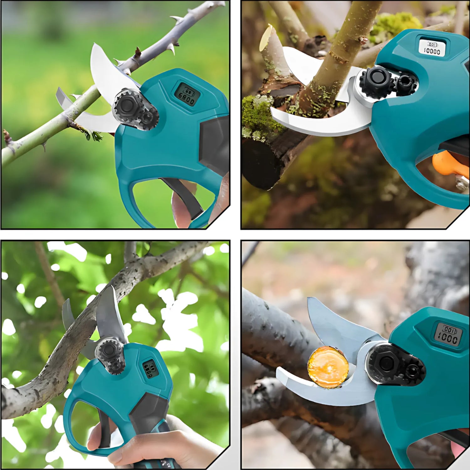 Brushless Electric Pruning Shears - Cordless &amp; Rechargeable Pruning Shears