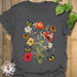 Butterfly Blooms T-shirt Charcoal / S T-Shirt