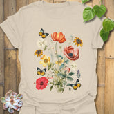 Butterfly Blooms T-shirt Natural / S T-Shirt